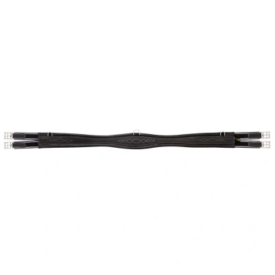 Abbildung von Kavalkade Sattelgurt Foster Classic Elastisch Schwarz 130cm