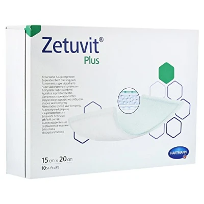 Abbildung von Zetuvit Plus extrastarke Saugkompr.steril 15x20 cm