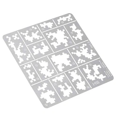 Abbildung von TuToy 1/35 Afv Digital Camo Spray Vorlage Aus Edelstahl Schablone Leckage Sprühform