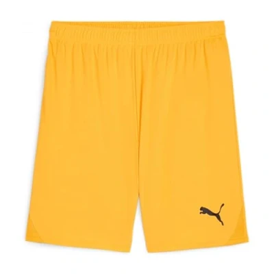 Abbildung von puma Unisex Teamgoal Jr Strick Shorts, Sun Stream Black, 128 EU