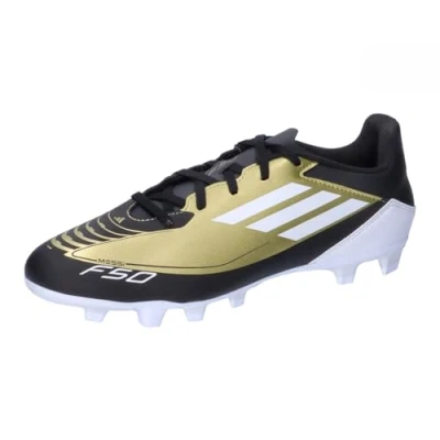 Abbildung von adidas Performance F50 CLUB FXG Messi Fußballschuh Nocken, Herren, Größe: 46, Gold metallic/footwear white/core black Schuhe