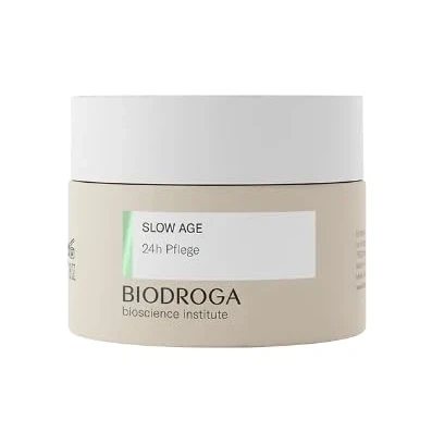 Abbildung von BIODROGA Bioscience Institute SLOW AGE 24h Pflege 50ml Anti Aging, Feuchtigkeit, reduziert Linien &amp; Fältchen, verleiht Energie mit Schwarzwald Complex für vitale Haut ideal gegen müde