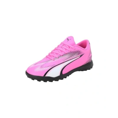 Abbildung von PUMA Ultra Play TT Jr Soccer Shoe, Poison Pink White Black, 38.5 EU
