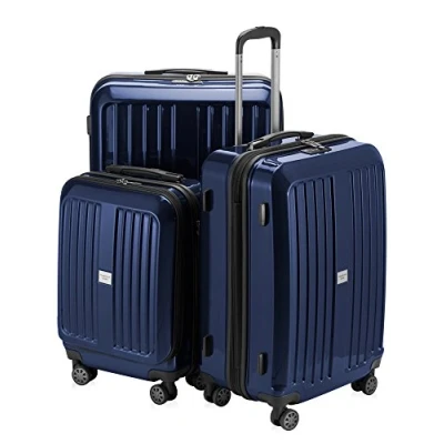 Abbildung von HAUPTSTADTKOFFER X Berg 3er Koffer Set Trolley Hartschalenkoffer, TSA (S, M, L ), Dunkelblau