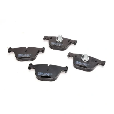 Abbildung von BOSCH 0 986 494 325 Bremsbelagsatz Low Metallic mit Anti Quietsch Blech, Montageanleitung BMW: X5, X6