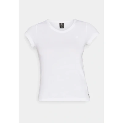 Abbildung von G Star RAW Damen Eyben Slim V Neck Top 2.0, Weiß (White D24533 4107 110), XS