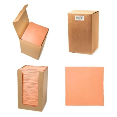 Abbildung von Alvotex CHIC Airlaid 100 Coctailservietten, 1/4 Falten Stoffähnlich, Hochwertige Einwegserviette, Aprikot, 20x20 cm