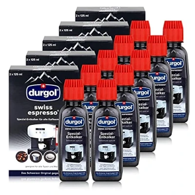 Abbildung von Durgol Swiss Espresso Spezial Entkalker, 5 Packungen, 10 x 125ml