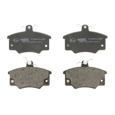 Abbildung von ABE C1D000ABE Bremsbelagsatz Vorderachse inkl. Verschleißwarnkontakt FIAT: Punto II Hatchback, Barchetta, Panda I ALFA ROMEO: Spider, 155