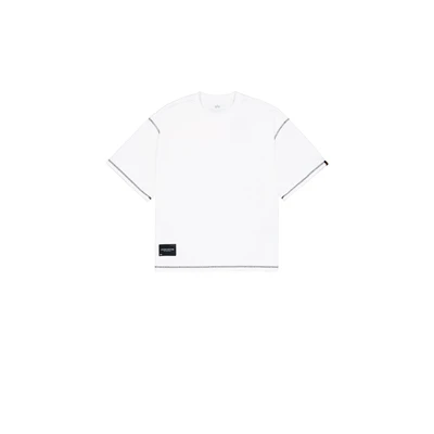 Abbildung von Alpha Industries Studio Bubble Tshirt print, Herren, Größe: Medium, White