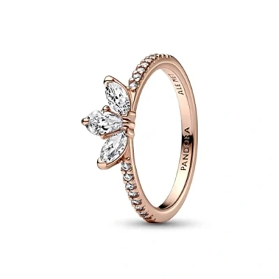Abbildung von PANDORA Timeless Funkelndes Herbarium Cluster Ring aus rosévergoldeter Metalllegierung mit Cubic Zirkonia, Gr. 60, 182392C01 60