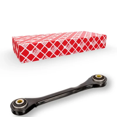 Abbildung von FEBI BILSTEIN 106337 Querlenker mit Lager Hinterachse links, rechts Stahlblech AUDI: A4 B8 Avant, Saloon, Q5