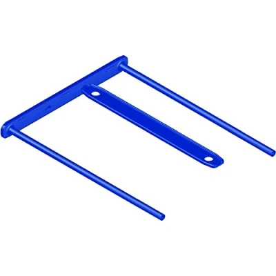 Abbildung von Fellowes 1189401 100 Stück Clips für Archive Bankers Box 10 cm blau