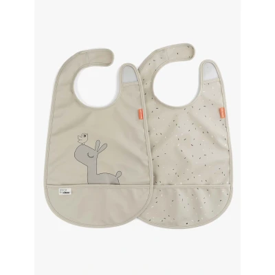 Abbildung von Done By Deer Lalee 2er Pack Lätzchen, Sand