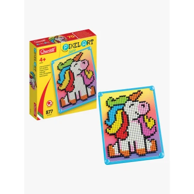 Abbildung von Quercetti Pixel Art Bastelset Basic Einhorn 877 Teile