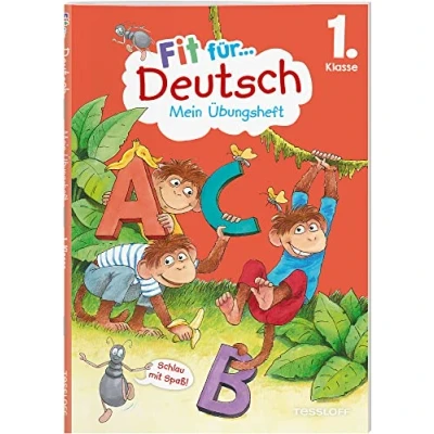 Abbildung von Fit für Deutsch 1. Klasse. Mein Übungsheft / die Schule Schwungübungen Buchstaben und Wörter lesen schreiben Übungen ... (Fit Übungsheft)
