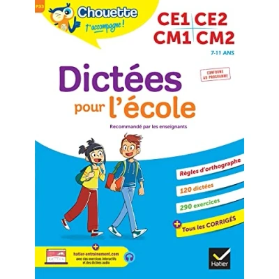 Abbildung von Chouette Dictées pour l&#039;école CE1/CE2/CM1/CM2: cahier d&#039;entraînement recommandé par les enseignants