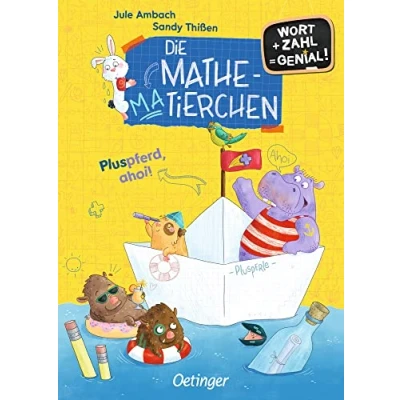 Abbildung von Die Mathematierchen. Pluspferd, ahoi!: Wort + Zahl = genial! Level 1. Lustiges Kinderbuch mit spannenden Rästeln zum Rechnen und Lesen lernen Spaß ab 6 Jahren