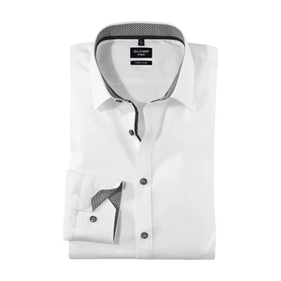 Abbildung von Olymp No. Six NO.6 Super SLIM FIT Businesshemd, Herren, Größe: 40, Weiss