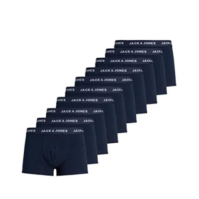 Abbildung von JACK &amp; JONES Herren JACSOLID Trunks 10 Pack, Navy Blazer/Opt A, L