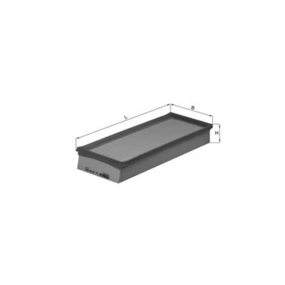 Abbildung von MAHLE ORIGINAL LX 2038 Luftfilter 50,3 131 365,5, 365,5 Filtereinsatz MINI: Hatchback, Countryman, Clubman