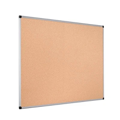Abbildung von Bi Office Korktafel Maya Mit Aluminiumrahmen und Hochwertiger Naturkorkoberfläche, Pinnwand, 120 x 90 cm