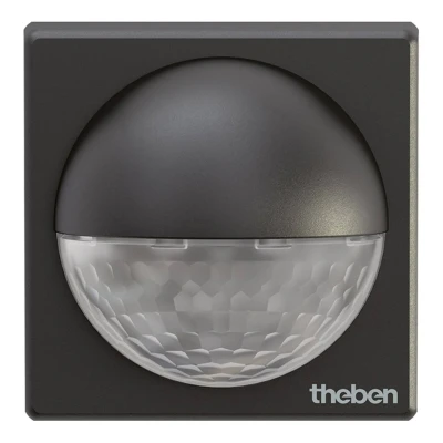 Abbildung von Theben 1010201 theLuxa R180 BK 180 Passiv Infrarot (PIR) Bewegungsmelder für den Außenbereich Gehäusefarbe Schwarz
