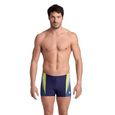 Abbildung von Arena Threefold Badehose Pants, Herren, Größe: 8, Navy grey blue soft green