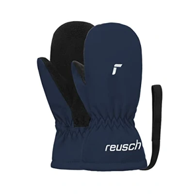 Abbildung von Reusch Baby Jungen AKI Fäustling extra atmungsaktiv Winddicht Skihandschuhe Alltagshandschuhe Schnee Schlittenfahren Babyhandschuhe Winter Handschuhe, blau, III