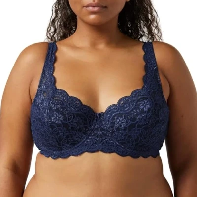 Abbildung von Triumph Amourette Bügel BH, Damen, Größe: 80E, Deep water