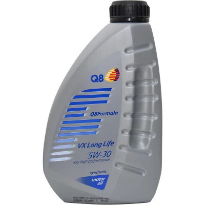 Abbildung von Q8oils VX Long Life 5W 30 1l Motoröl 101108401751 VOLKSWAGEN: Passat B5 Estate, Golf 4, 5, AUDI: A4 B9 Avant, Q3, A8 D3, BMW: 3 Saloon, 5 Saloon
