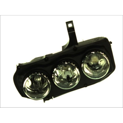 Abbildung von ABAKUS 667 1116R LD EM Scheinwerfer rechts H7, W5W, PY21W glasklar für Rechtsverkehr mit Stellmotor LWR PX26d, BAU15s ALFA ROMEO: 147, Spider