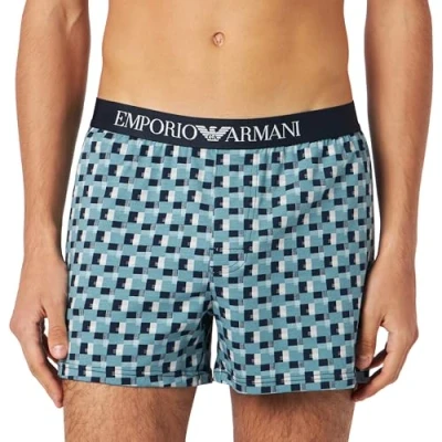 Abbildung von Emporio Armani Men&#039;s Boxer Classic Pattern Mix, Artic Geometric Print, X Large