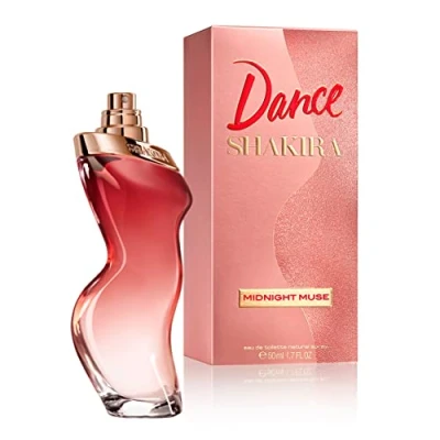 Abbildung von Shakira Perfumes Dance Midnight Muse Eau de Toilette für Damen Langanhaltend Femininer, romantischer und charmanter Duft Blumige, fruchtige Vanillenoten Ideal tagsüber 50 ml