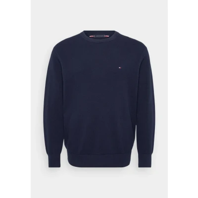 Abbildung von Tommy Hilfiger Structure ZIP MOCK Strickpullover, Herren, Größe: XXL, Desert sky