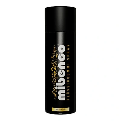 Abbildung von Mibenco 71420028 Lack gold, matt Spraydose 400ml Flüssiggummi spray