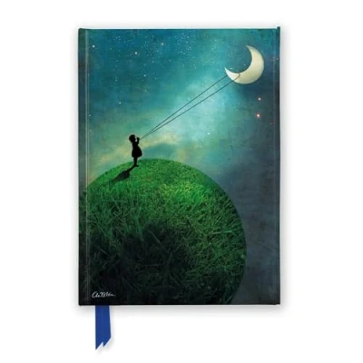 Abbildung von Catrin Welz Stein: Chasing the Moon (Foiled Journal) (Flame Tree Notebooks): Unser hochwertiges, liniertes Blankbook mit festem, künstlerisch ... Notizbuch DIN A 5 Magnetverschluss)