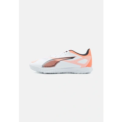 Abbildung von Puma Ultra 5 PLAY TT Fußballschuh Multinocken, Herren, Größe: 46, White/black/glowing red Schuhe
