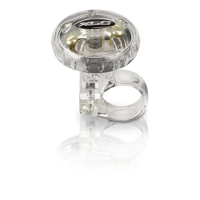 Abbildung von XLC Unisex Erwachsene Fahrradglocke DD M12 Durchmesser 36 mm, Silber, 1size