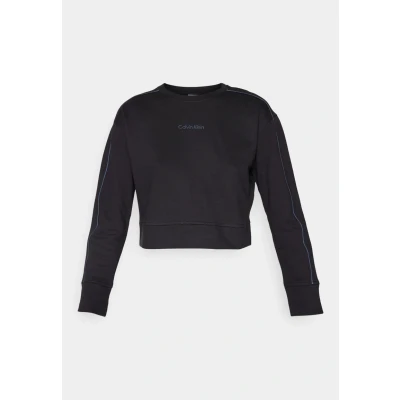 Abbildung von Calvin Klein Underwear French Terry LOGO Sweatshirt Nachtwäsche Shirt, Damen, Größe: XL, Black