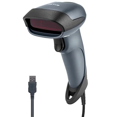 Abbildung von NETUM Handscanner Kabelgebunden Laser Barcodescanner 32 bit Decoder 1D with USB Kabel NT M1