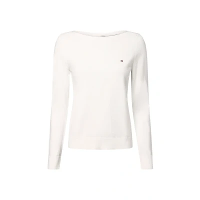 Abbildung von Tommy Hilfiger Stitch BOAT Strickpullover, Damen, Größe: XXS, Ecru