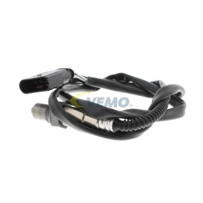 Abbildung von VEMO Original Quality V10 76 0066 Lambdasonde nach Katalysator M18 x 1,5 Diagnosesonde, Gewinde vorgefettet schwarz 4 D Form VOLKSWAGEN: Golf 5
