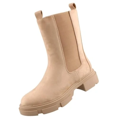 Abbildung von Dockers by Gerli Damen 49DI201 Chelsea Stiefel, Sand, 39 EU