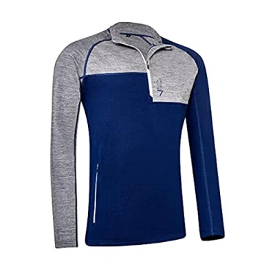 Abbildung von Black Crevice Herren Merino Skirolli, grau/Navy, L