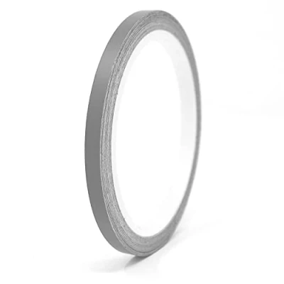 Abbildung von Finest Folia 10 Meter Matt Zierstreifen Auto LKW Motorrad Boot Modellbau Basteln DIY Deko Dekorstreifen Seitenstreifen Klebestreife selbstklebend (Silbergrau matt, 5mm Breite)