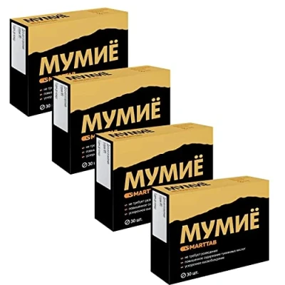 Abbildung von MUMIJO Original Altai Sibirien Мумиё (MINERALERDE,Mumie, Mumijo), 120 Tabletten