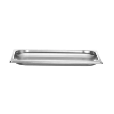 Abbildung von HENDI Gastronormbehälter, Temperaturbeständig von 40 bis 300C, Heissluftöfen Kühl und Tiefkühlschränken Chafing Dishes Bain Marie, Stapelbar, 1L, GN 1/2, 325x265x(H)20mm, Edelstahl 18/10