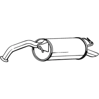 Abbildung von BOSAL 228 475 Endschalldämpfer TOYOTA: Yaris I Hatchback