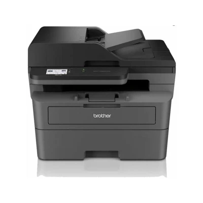 Abbildung von Brother MFC L2860DWE 4 in 1 Multifunktions Laserdrucker, 34 ppm, Duplexdruck, 6,8 cm Touchscreen Farbdisplay, Fast Ethernet, WLAN mit 5 GHz und USB 2.0